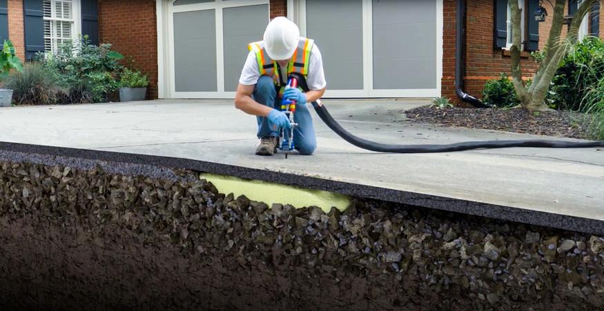 polyurethan foam concrete lifting