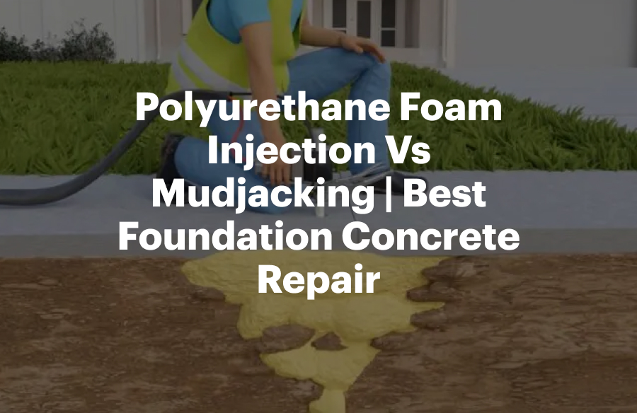 Polyurethane Foam Injection Vs Mudjacking | Best Foundation Concrete Repair